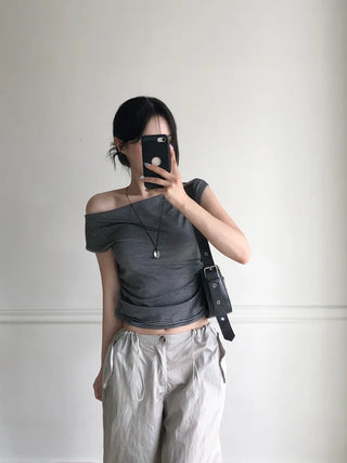 Buckle shoulder bag