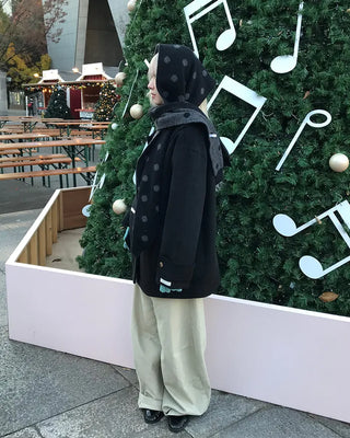 Duffle half coat