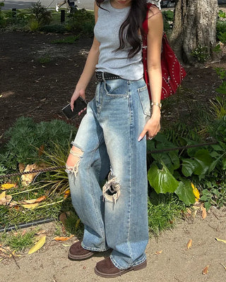 Studded double-line belt