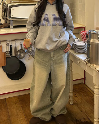 (Unisex) Border BAM Patch Sweatshirt