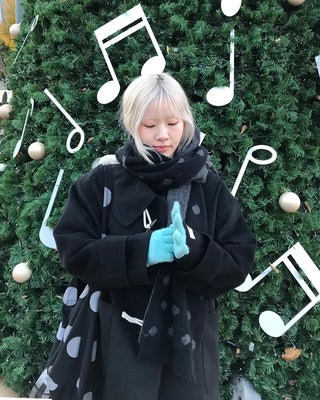 Duffle half coat