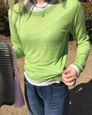 Tencel Basic Long Sleeve T-Shirt