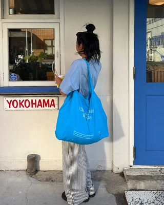 Lettering Square Big Tote Bag