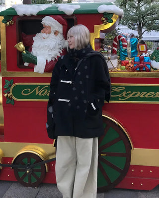 Duffle half coat