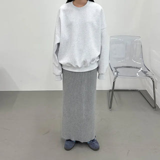 Round balloon sweatshirt
