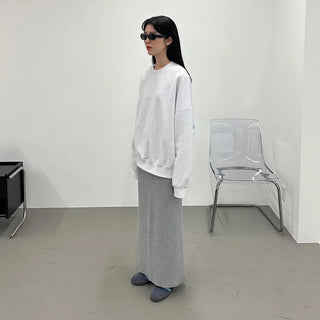 Round balloon sweatshirt