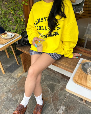 Checked drawstring waist shorts