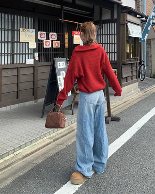 Suede tote bag