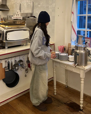(Unisex) Border BAM Patch Sweatshirt