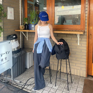 Basic straight neck camisole