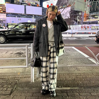 2-Way Flannel Check Pants