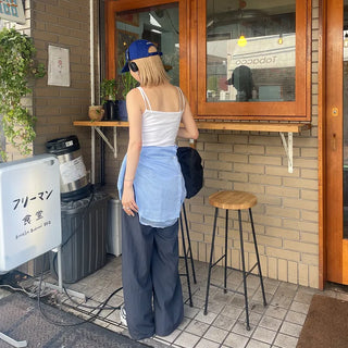 Basic straight neck camisole