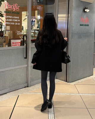 Gold button shoulder bag