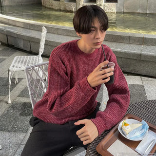 (Unisex) Blurred Round Knit