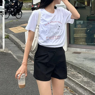 Pleated shorts