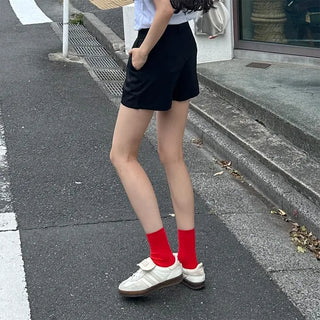 Pleated shorts