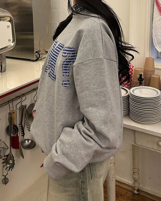(Unisex) Border BAM Patch Sweatshirt