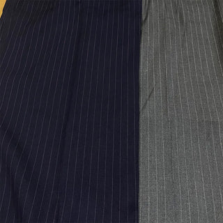 Striped wide slacks