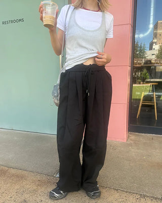 (Unisex) Cotton Parachute Pants