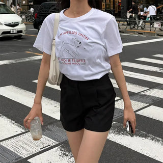 Pleated shorts