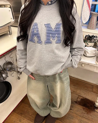 (Unisex) Border BAM Patch Sweatshirt
