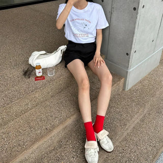 Pleated shorts