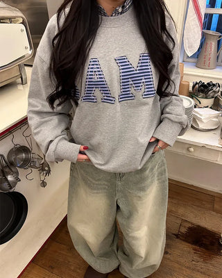 (Unisex) Border BAM Patch Sweatshirt