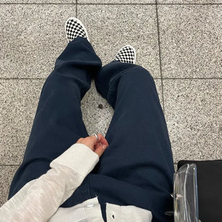 Cotton wide-leg pants