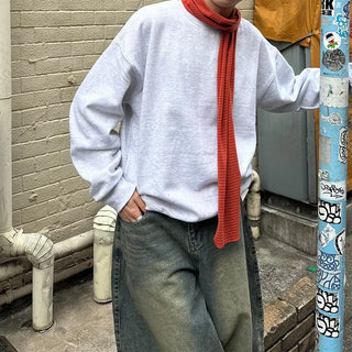 Oversized brushed sweatshirt