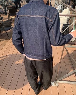 Stitch detail denim jacket