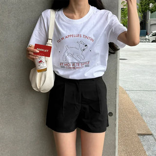 Pleated shorts