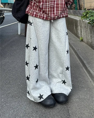 Star-embellished jogger sweatpants