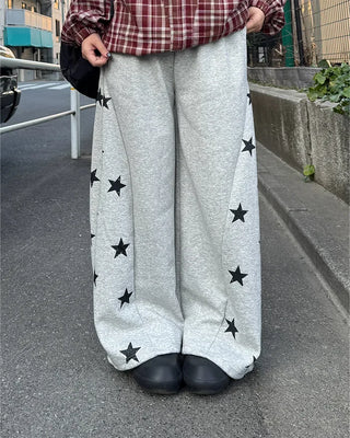 Star-embellished jogger sweatpants