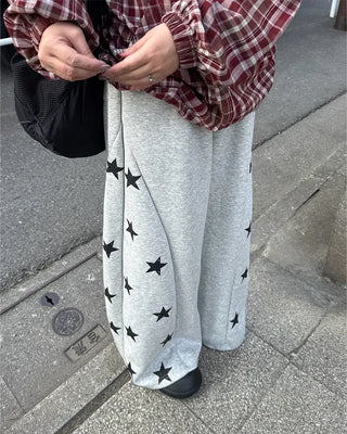 Star-embellished jogger sweatpants