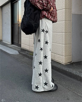 Star-embellished jogger sweatpants