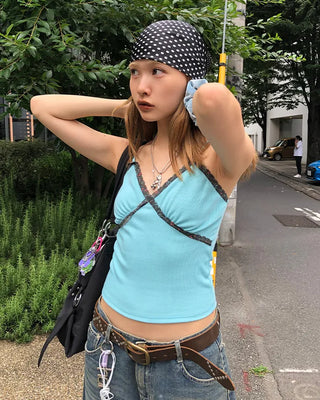 Monochrome Poika Dot Scarf