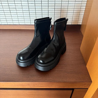 Slit-line platform boots