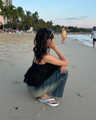 Round Bold Beach Sandals