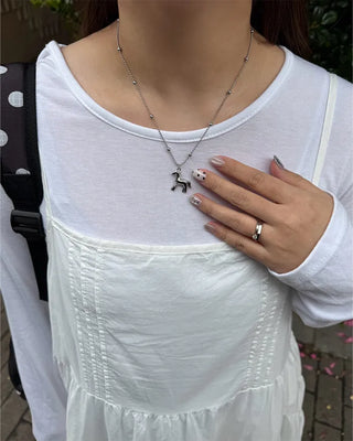 Horse pendant necklace