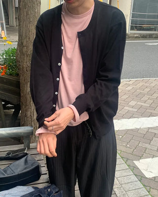 Basic Round Cardigan