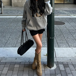 Suede Baguette Shoulder Bag