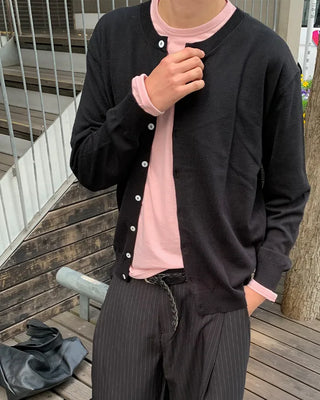 Basic Round Long-Sleeve T-Shirt