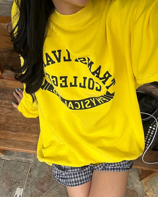 (Unisex) Drop Shoulder Oversized Sweatshirt T-Shirt