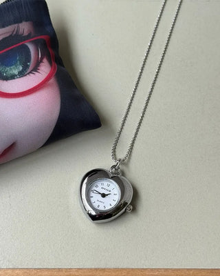 Watch pendant necklace
