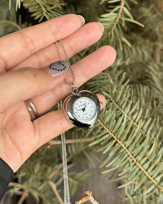 Watch pendant necklace