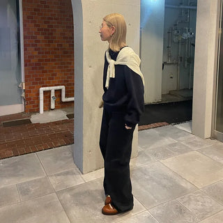 Stitched raglan sweatshirt