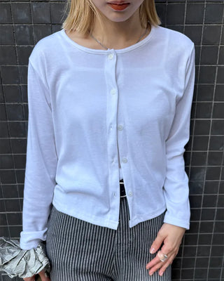 Basic camisole cardigan set