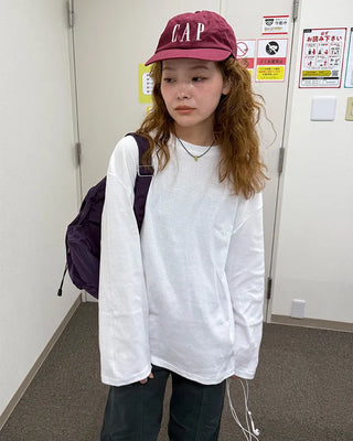 Basic long-sleeve T-shirt