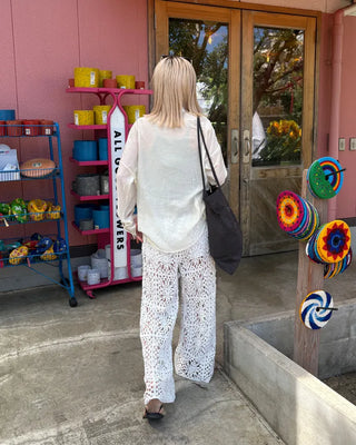 Wrinkle Sheer Loose Long Shirt