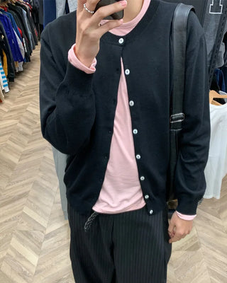 Basic Round Long-Sleeve T-Shirt